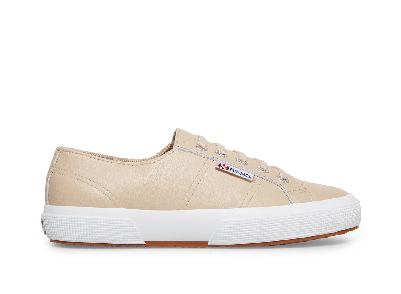 Tenis Feminino Bege - Superga 2750 Naplngcotu Couro - WEGNF-1503